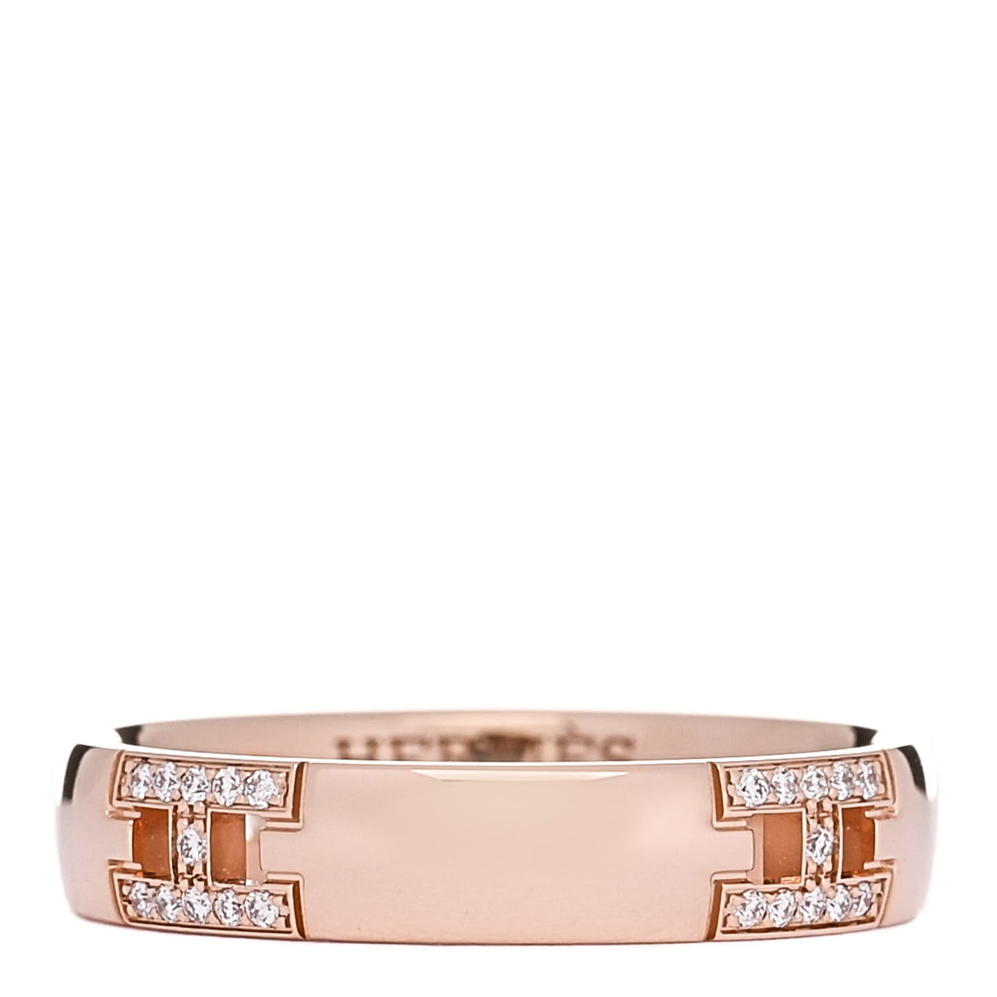 18K Rose Gold Diamond Ever Herakles Wedding Band Ring  48 4.5