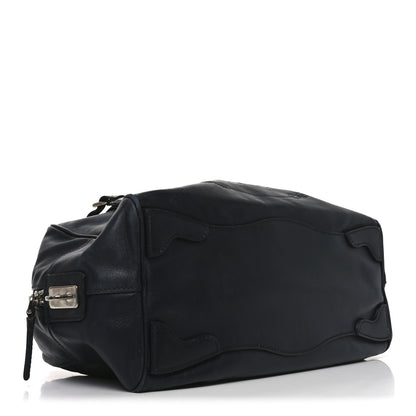 Prada Box Embossed Logo Bowler Black 4 of 8