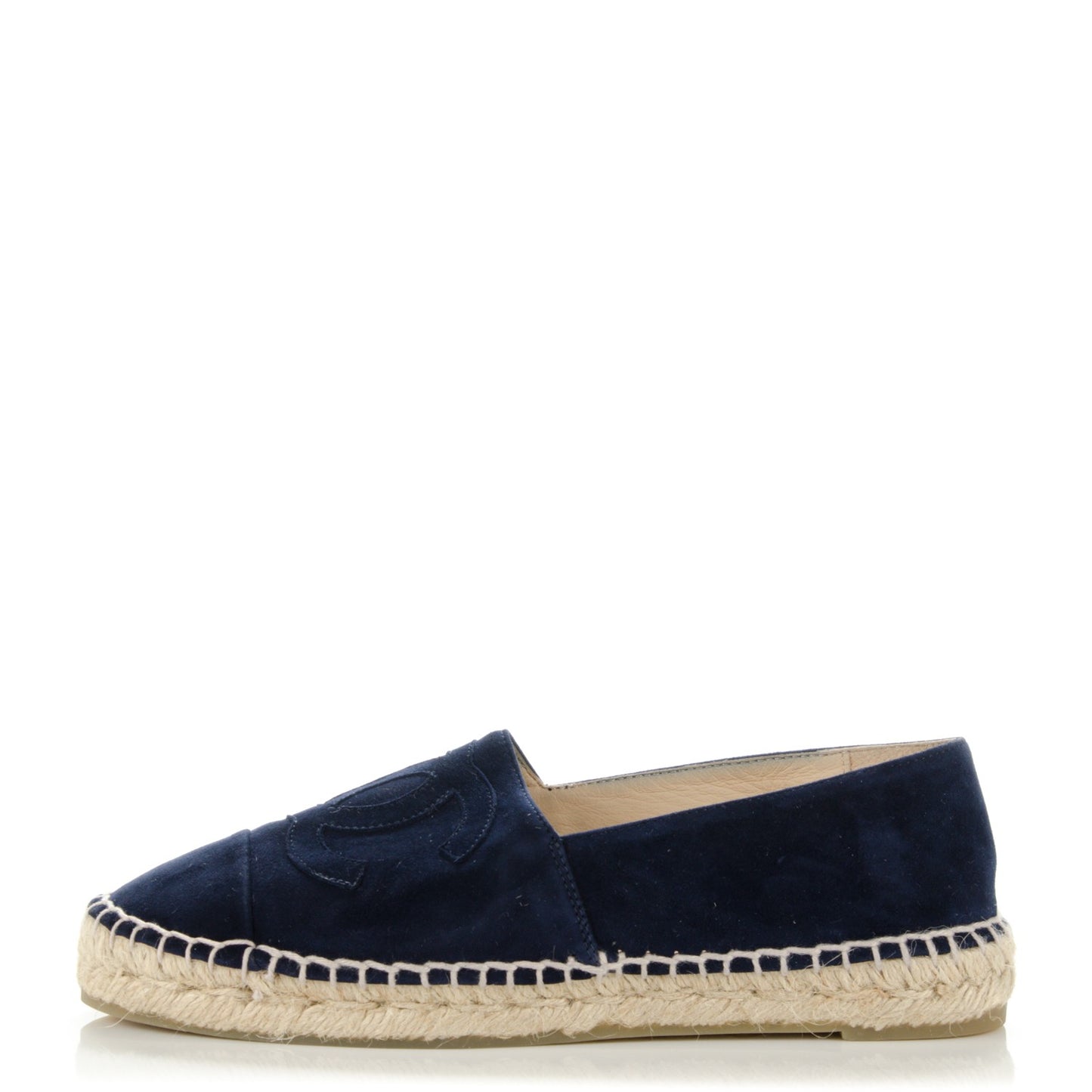 Suede CC Espadrilles 36 Navy Blue