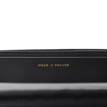 Chanel Aged Calfskin Quilted Lucky Charms Casino 2.55 Reissue Wallet On Chain WOC Black 9 of 12