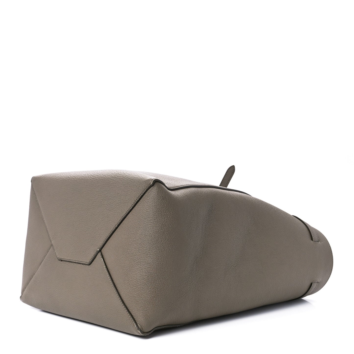 Soft Grained Calfskin Medium Belt Cabas Phantom Taupe