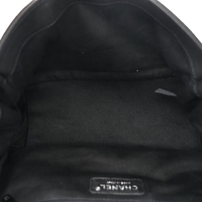Chanel Calfskin Diamond Stitch Accordion Flap Black 5 of 13