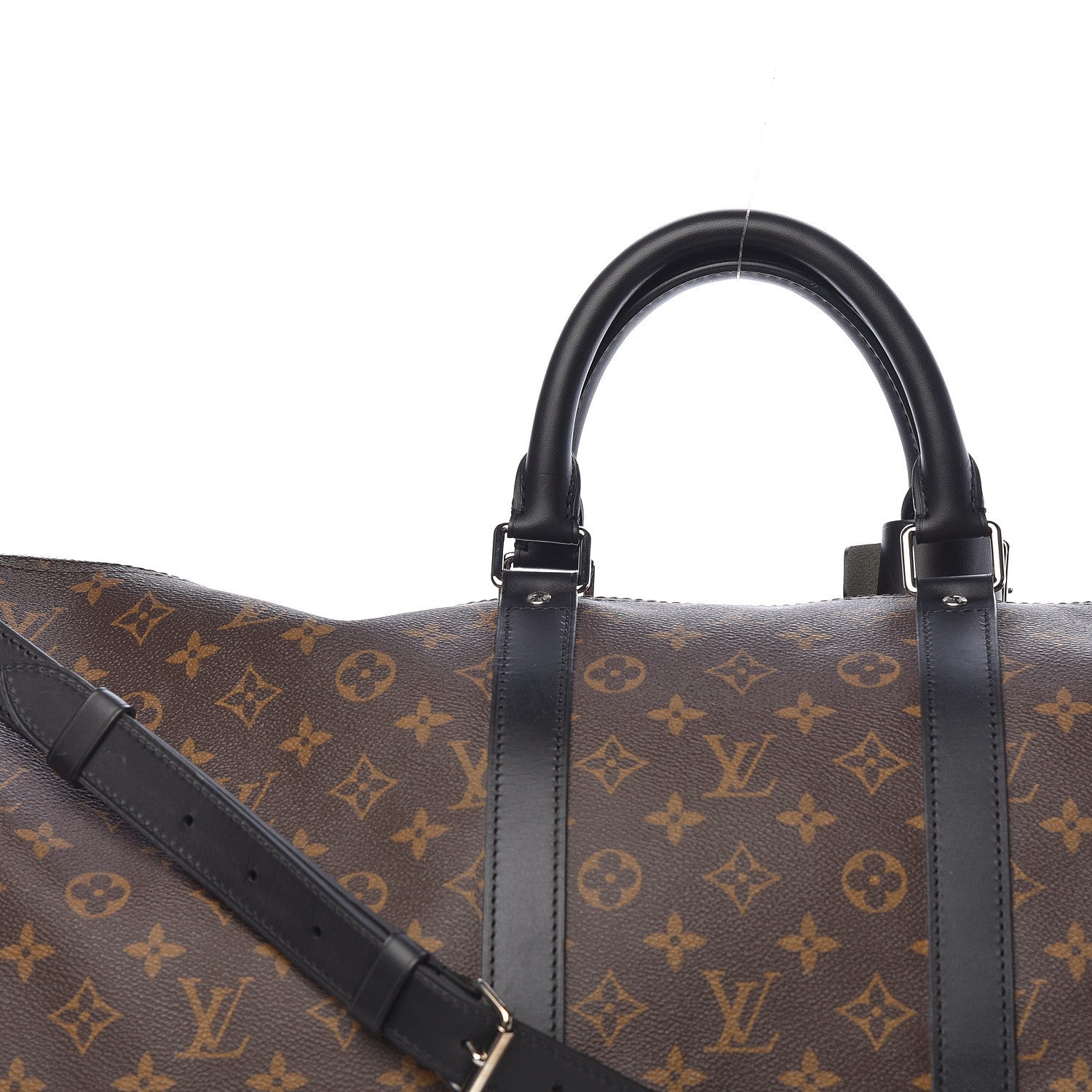 Louis Vuitton Monogram Macassar Keepall Bandouliere 55 11 of 11