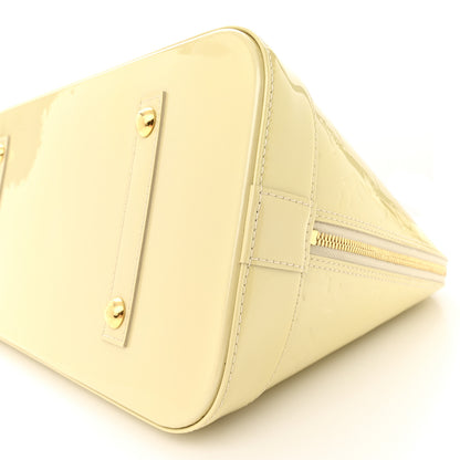 Louis Vuitton Vernis Alma GM Blanc Corail 10 of 13