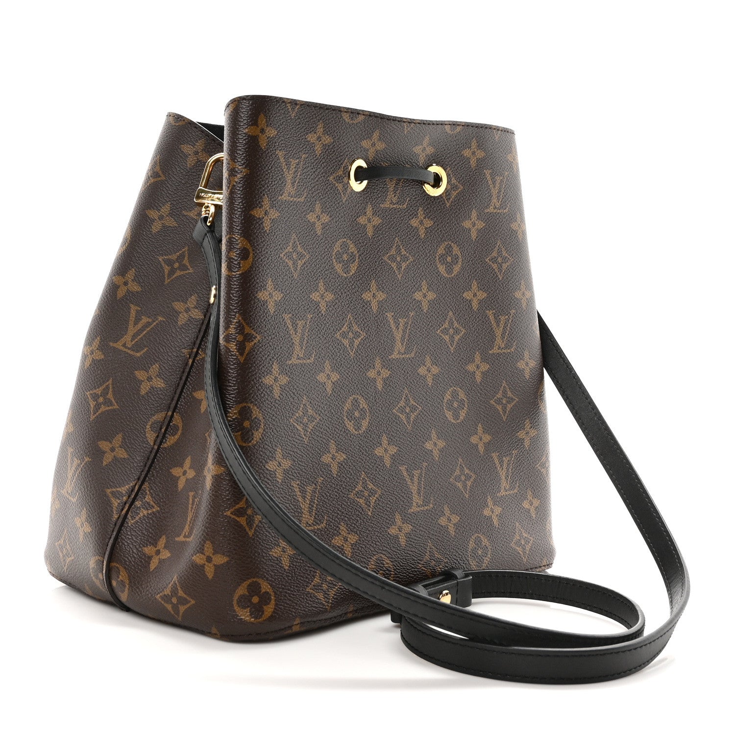 Louis Vuitton Monogram Neonoe MM Black 3 of 9