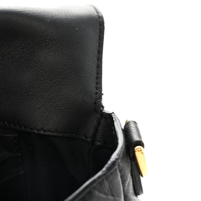 Fendi Nappa FF 1974 Embossed Mini Baguette Black 11 of 12