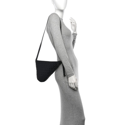 Bottega Veneta Calfskin Intrecciato Small Virgule Black 2 of 10