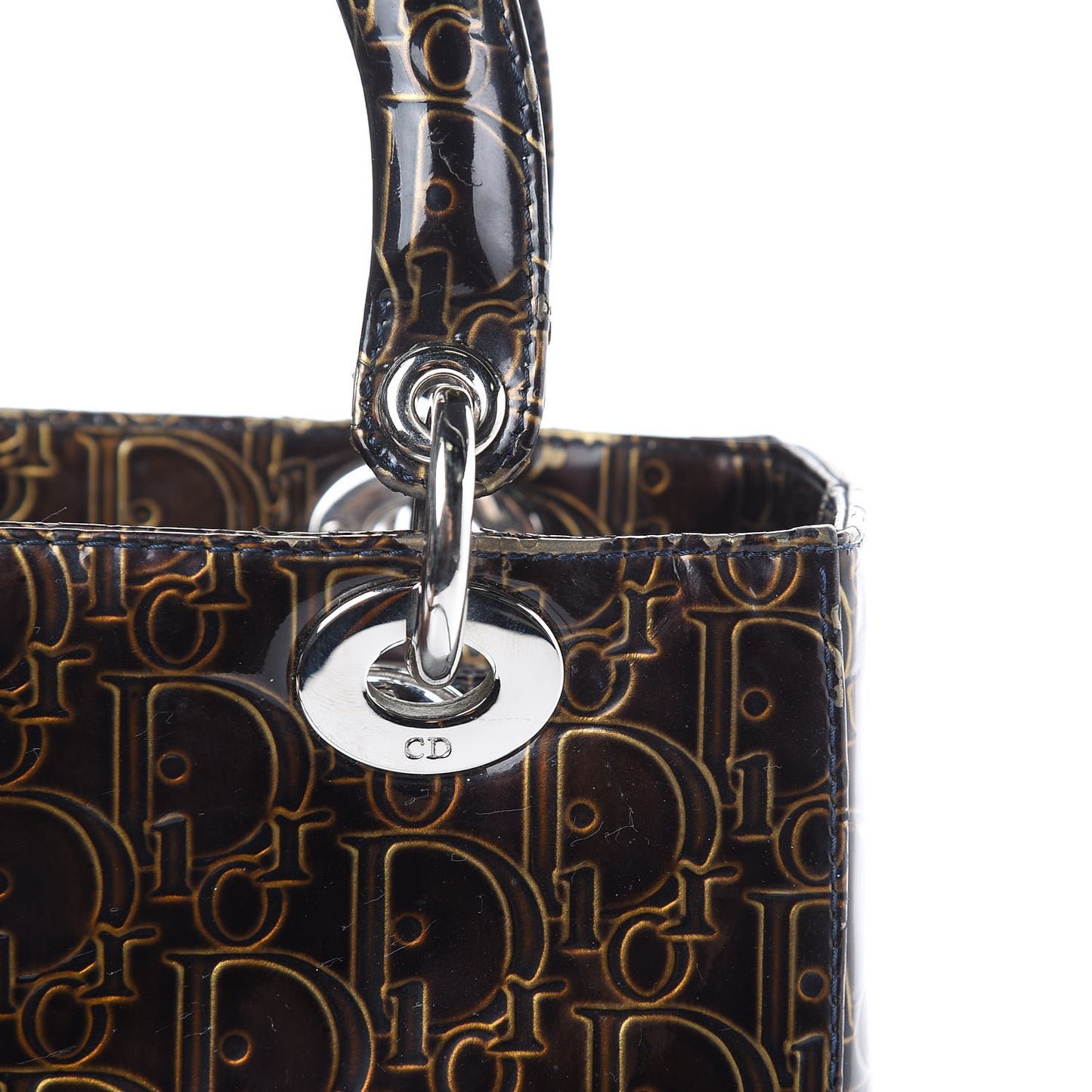 Patent Ultimate Medium Lady Dior Brown