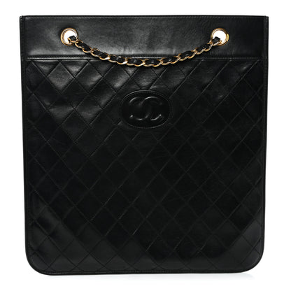 Chanel Lambskin Quilted CC Shoulder Bag Black 1 of 13