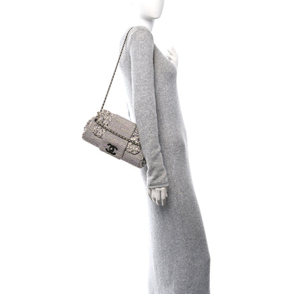 Chanel Tweed Medium Fantasy Flap Grey 2 of 12