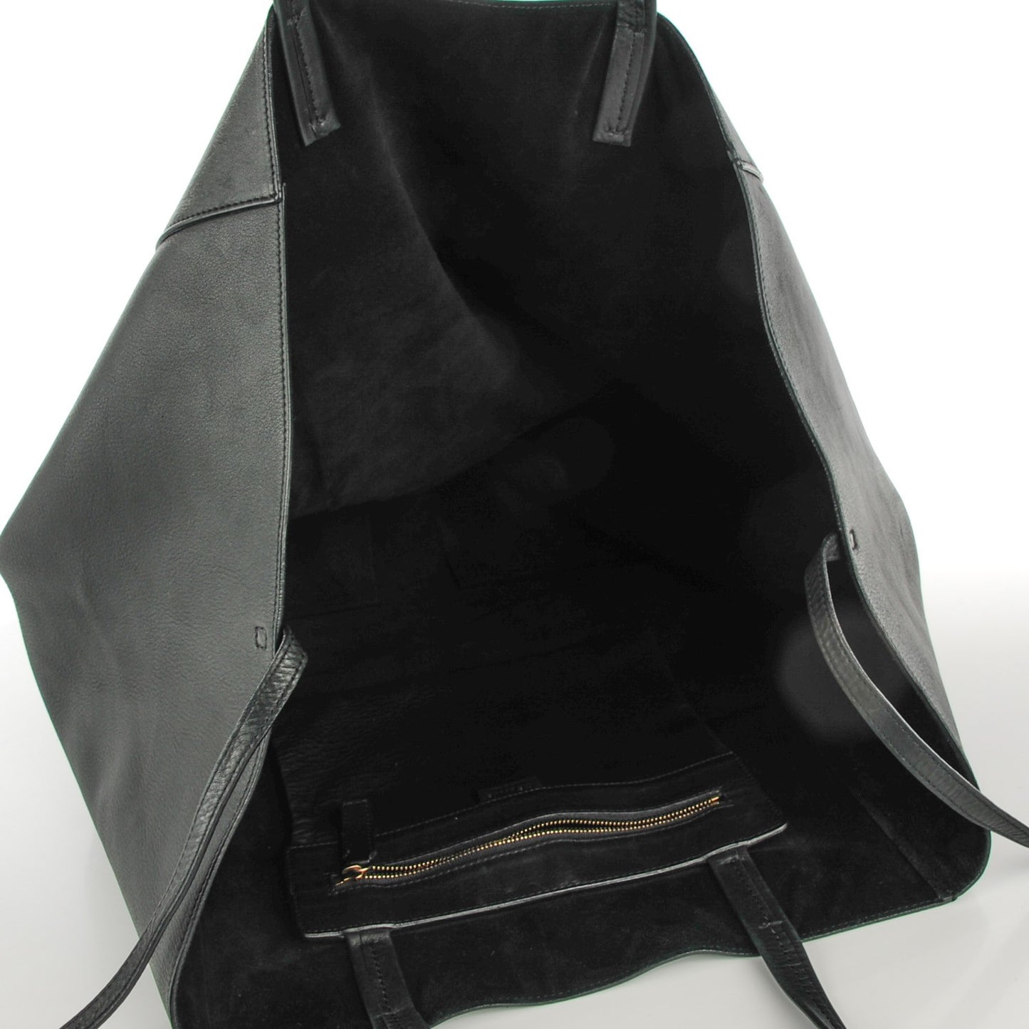 Calfskin Large Horizontal Cabas Phantom Black