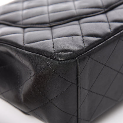 Chanel Lambskin Quilted Maxi Double Flap Black 13 of 15