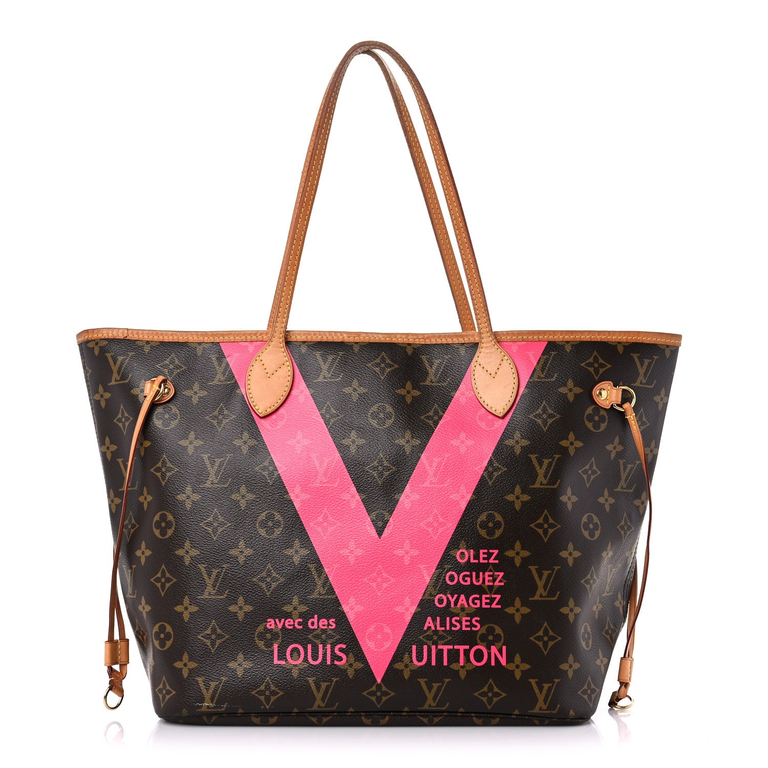 Louis Vuitton Monogram V Neverfull MM Grenade 1 of 27