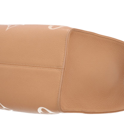Louis Vuitton Empreinte Monogram Giant Onthego MM Arizona Creme 9 of 9