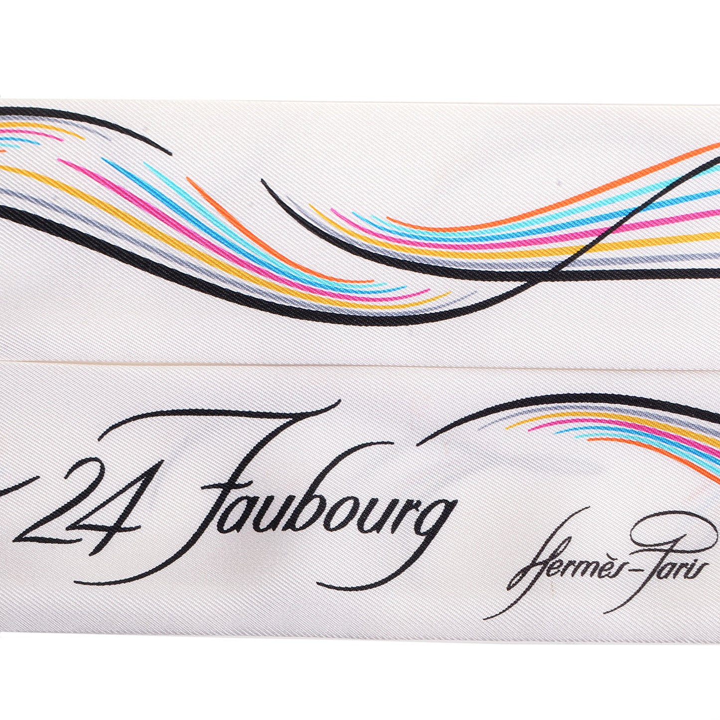 Silk 24 Faubourg Twilly Scarf Blanc