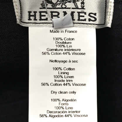 Hermes Cotton Denim Nevada Hat 58 Indigo 7 of 8