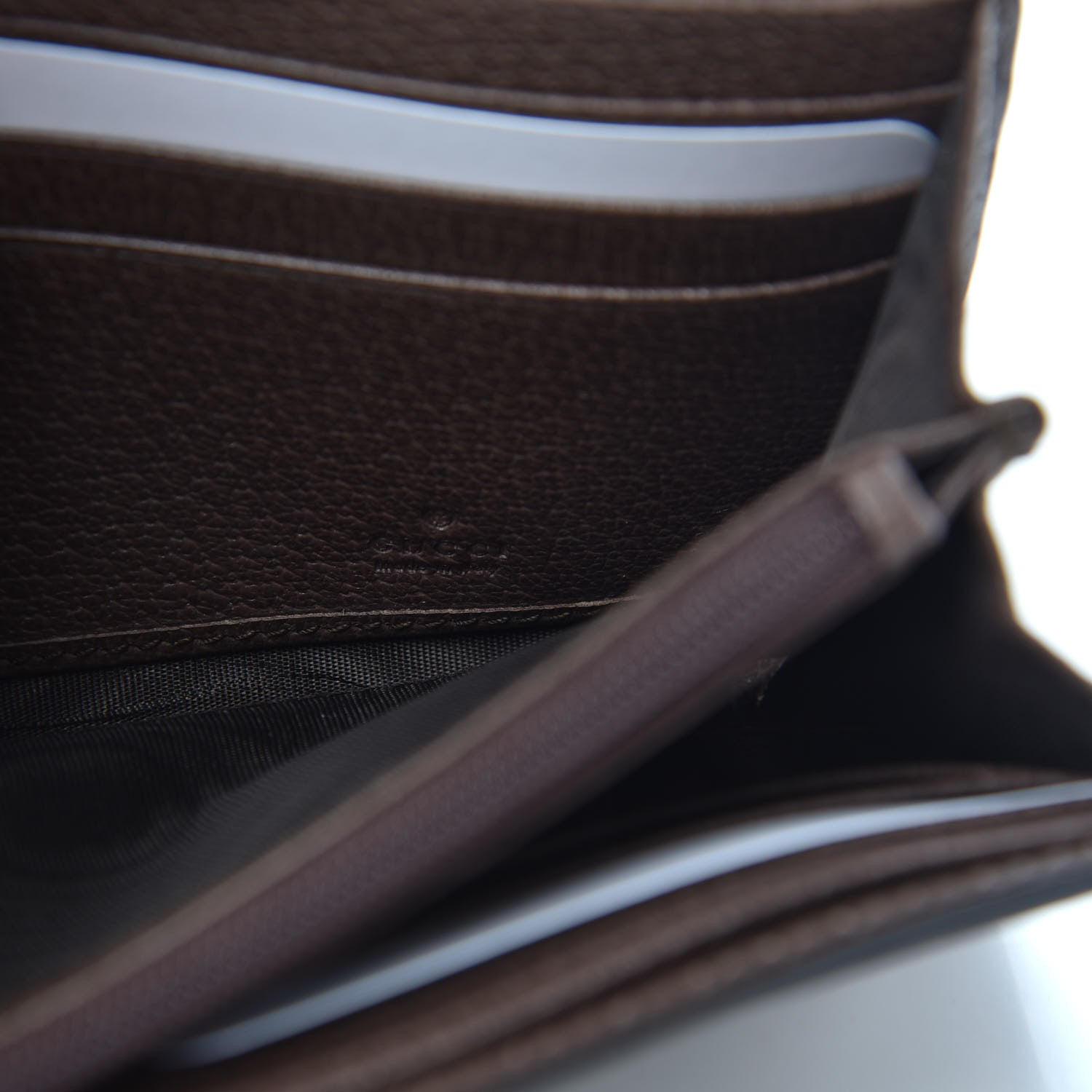 Gucci GG Supreme Monogram Web Ophidia Continental Wallet Brown 7 of 8