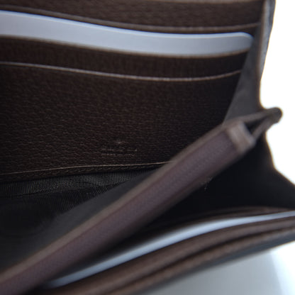 Gucci GG Supreme Monogram Web Ophidia Continental Wallet Brown 7 of 8