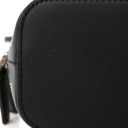 Gucci X SEGA Calfskin GUCCY Stars Mini Dome Shoulder Bag Black Gold 12 of 14