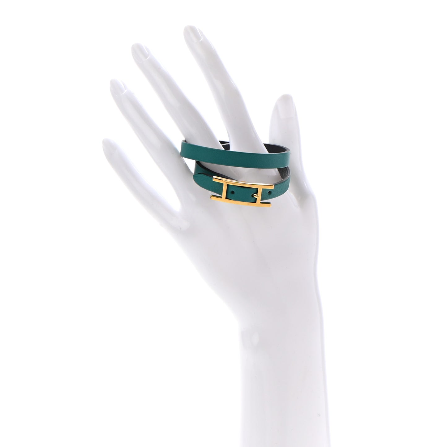 Swift Behapi Double Tour Bracelet XS Malachite Black
