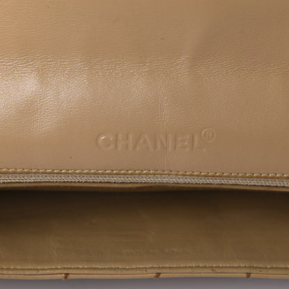 Chanel Lambskin Square Double Stitch Flap Beige 8 of 11