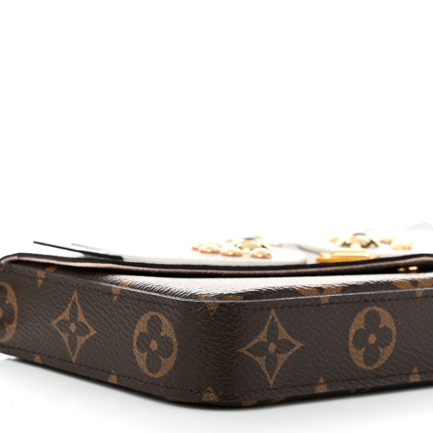 Louis Vuitton Monogram Lovely Birds Pochette Felicie Chain Wallet 10 of 11