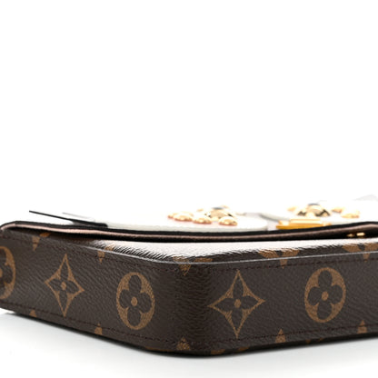 Louis Vuitton Monogram Lovely Birds Pochette Felicie Chain Wallet 10 of 11