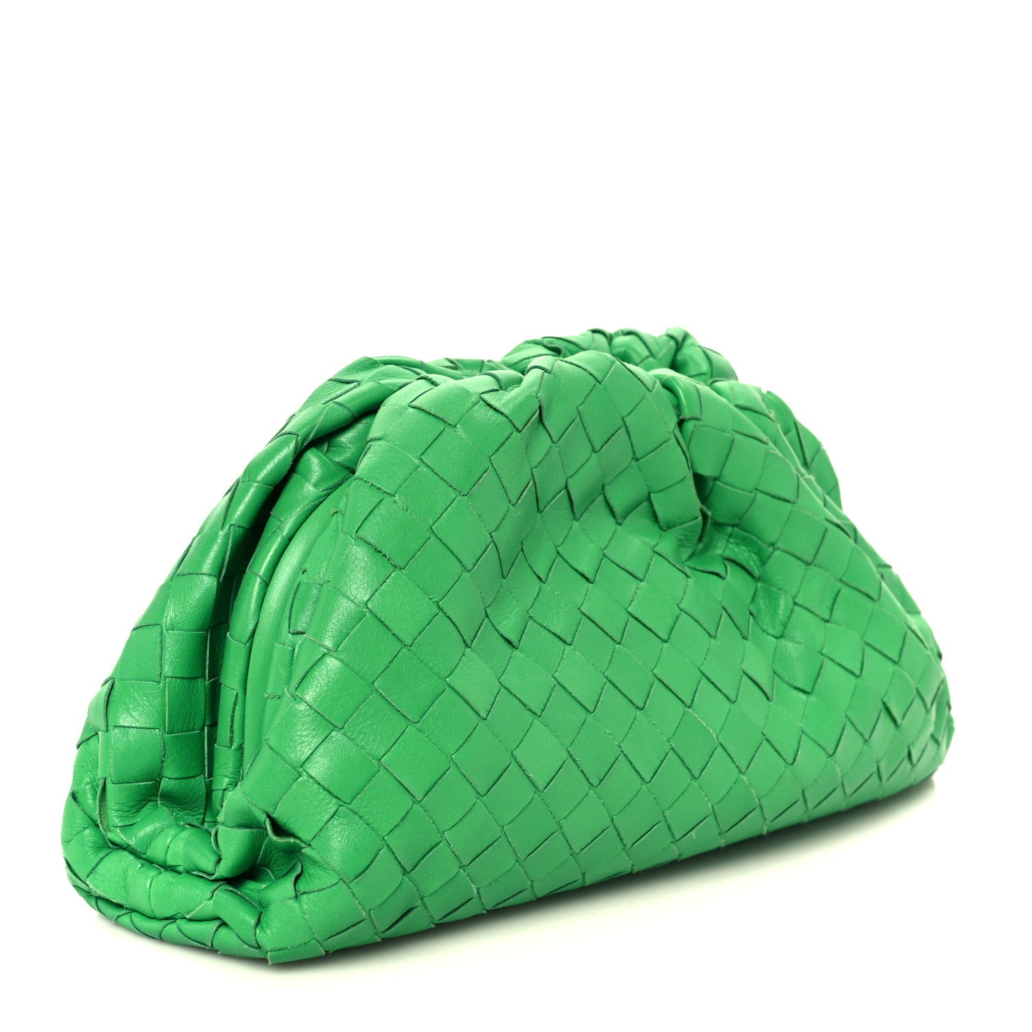 Bottega Veneta Nappa Intrecciato Teen Pouch Parakeet 3 of 11