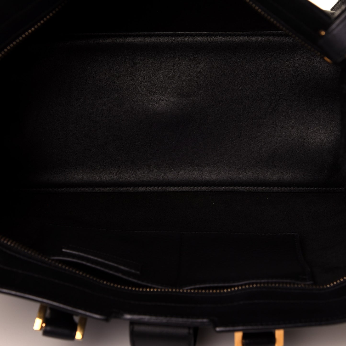 Calfskin Small Classic Y Cabas Black