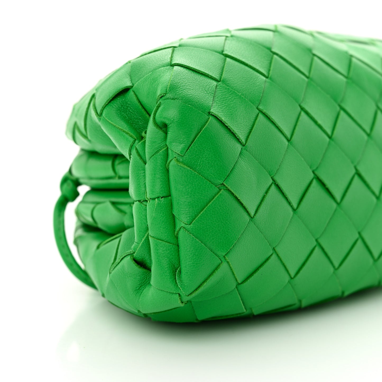 Nappa Intrecciato The Mini Pouch Clutch Parakeet