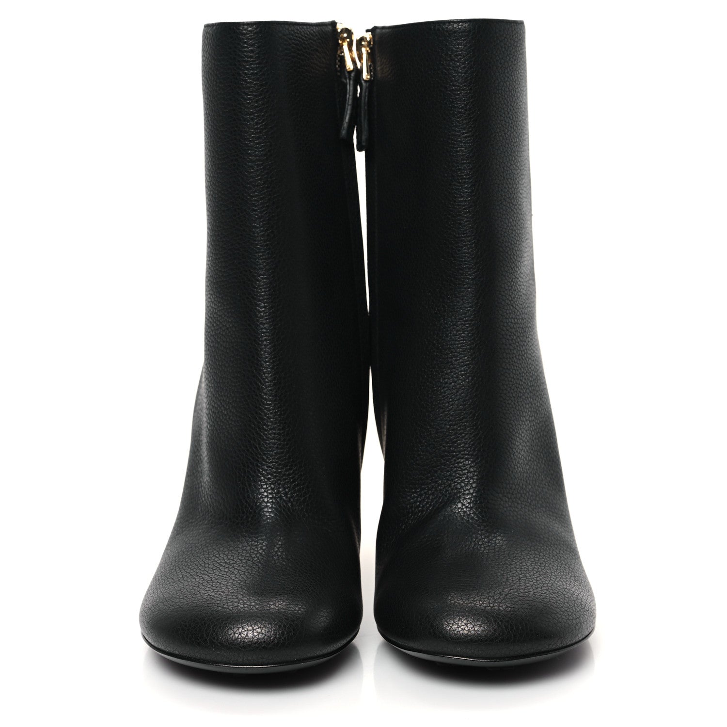 Givenchy Grained Calfskin G Cube Heel Ankle Boots 39 Black 2 of 8