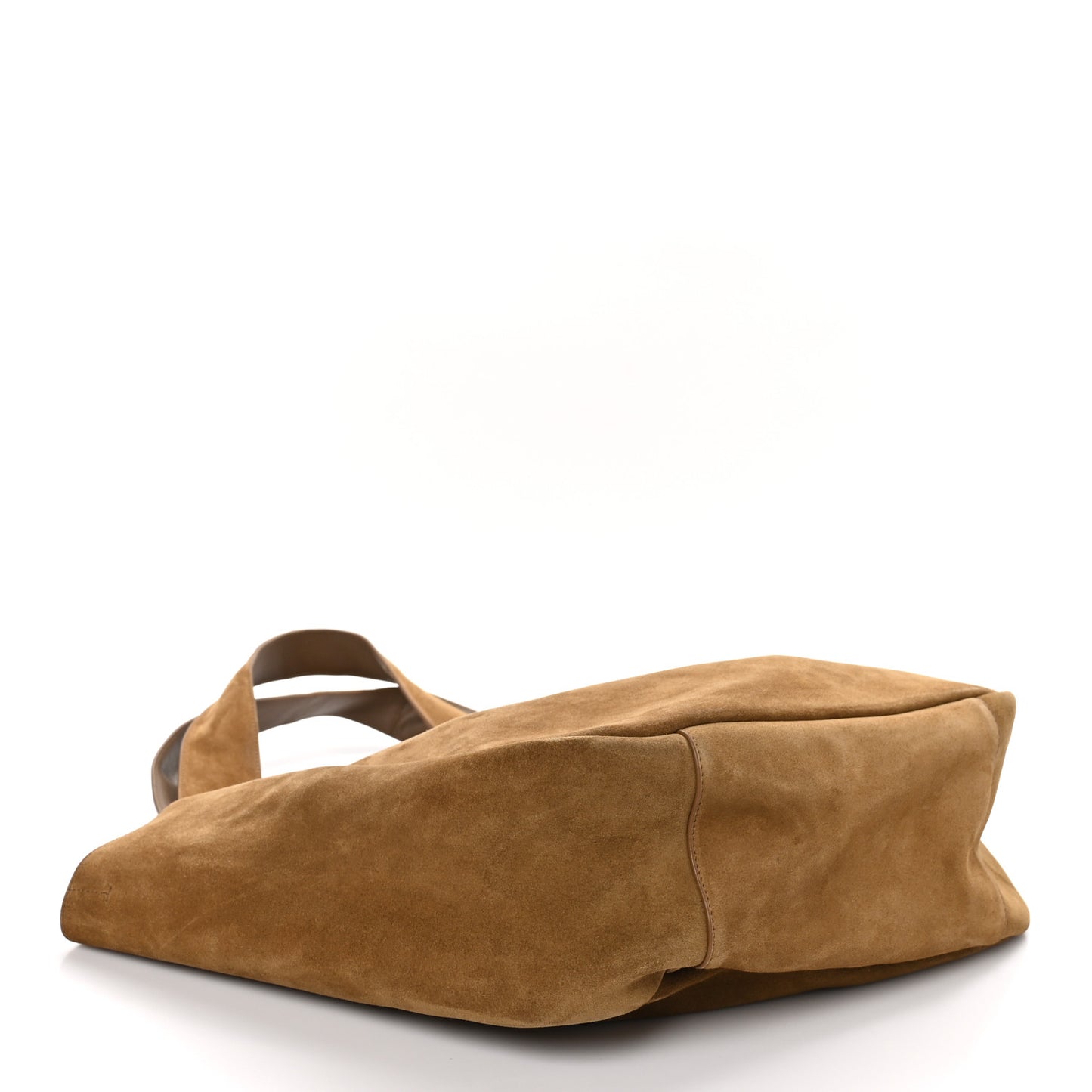 Suede Le 5 A 7 Bea Tote Caramel Cognac
