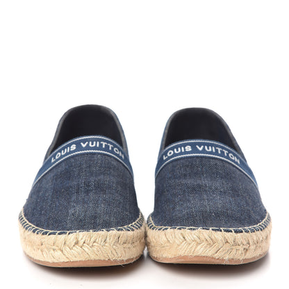 Louis Vuitton Denim Croisiere Espadrille 37.5 Marine 2 of 14