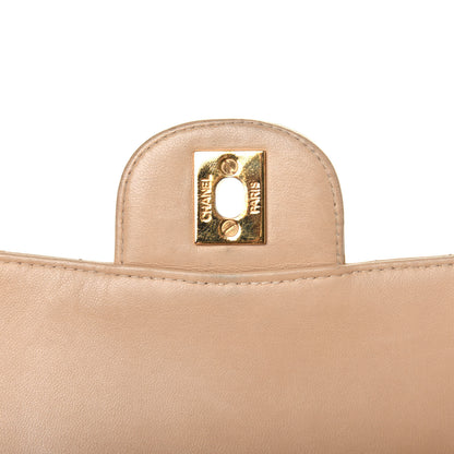 Chanel Lambskin Quilted Medium Double Sided Flap Beige 17 of 25