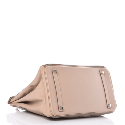 Hermes Swift Ghillies Birkin 35 Argile Etoupe 4 of 38