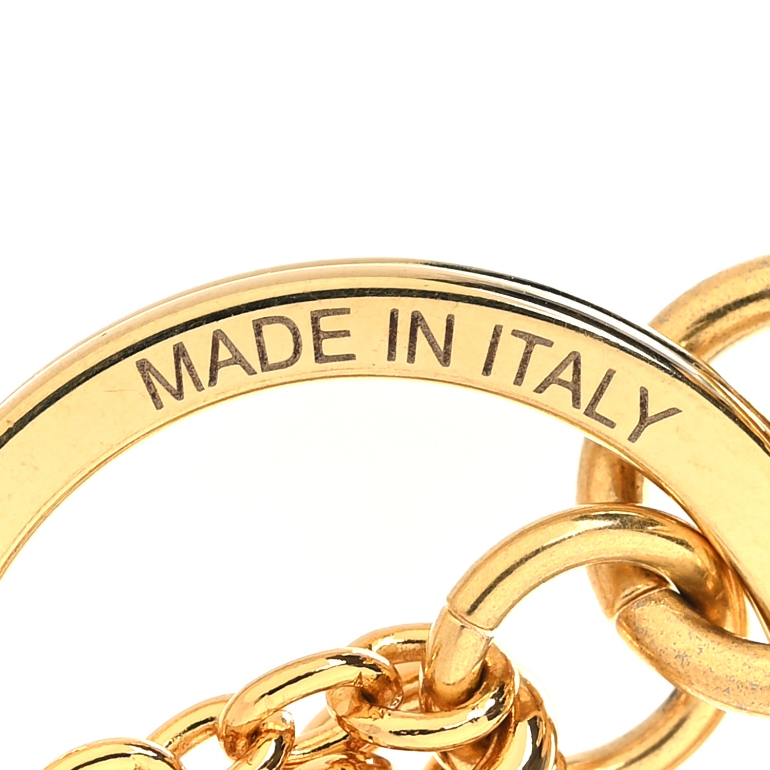 Louis Vuitton Blooming Garden Bag Charm Key Holder Gold 4 of 5