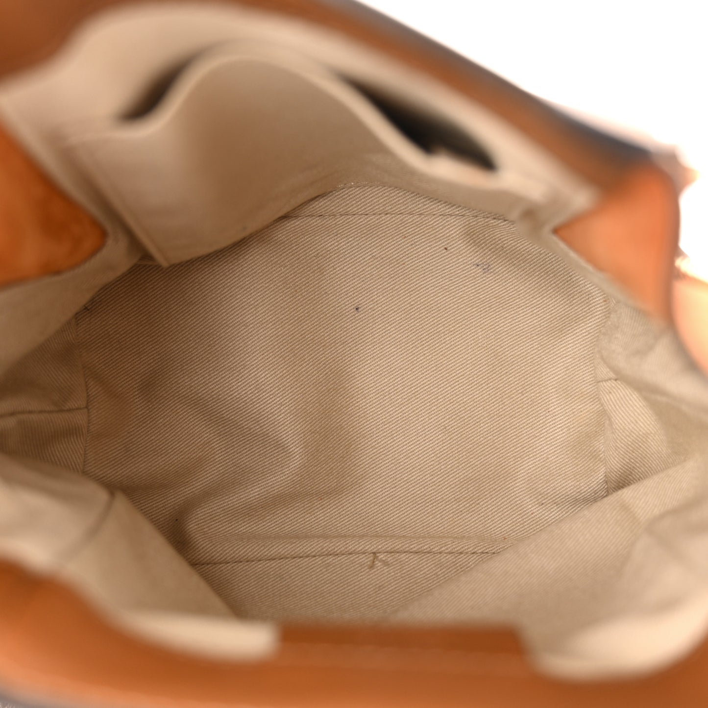 Suede Calfskin Mini Faye Backpack Tan