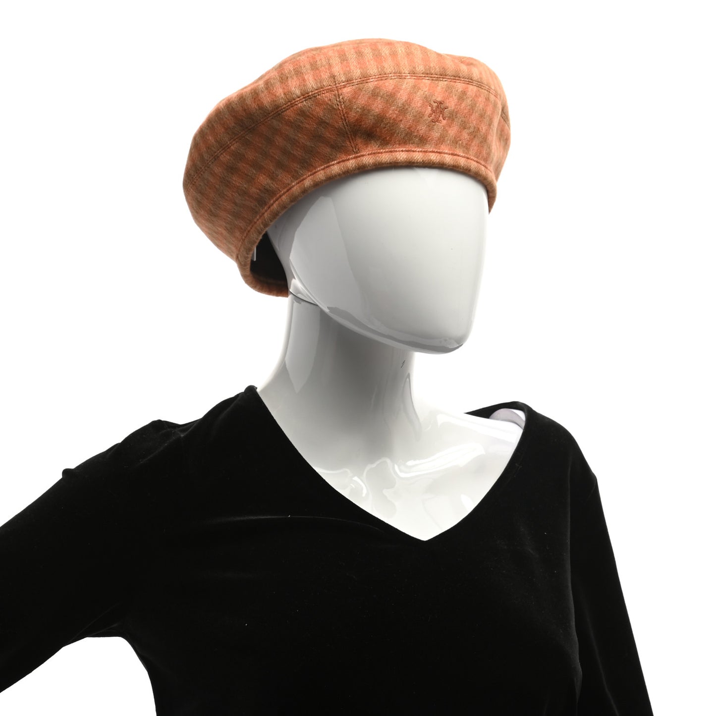 Cashmere Saint-Honore Beret 58 Marron Iroko