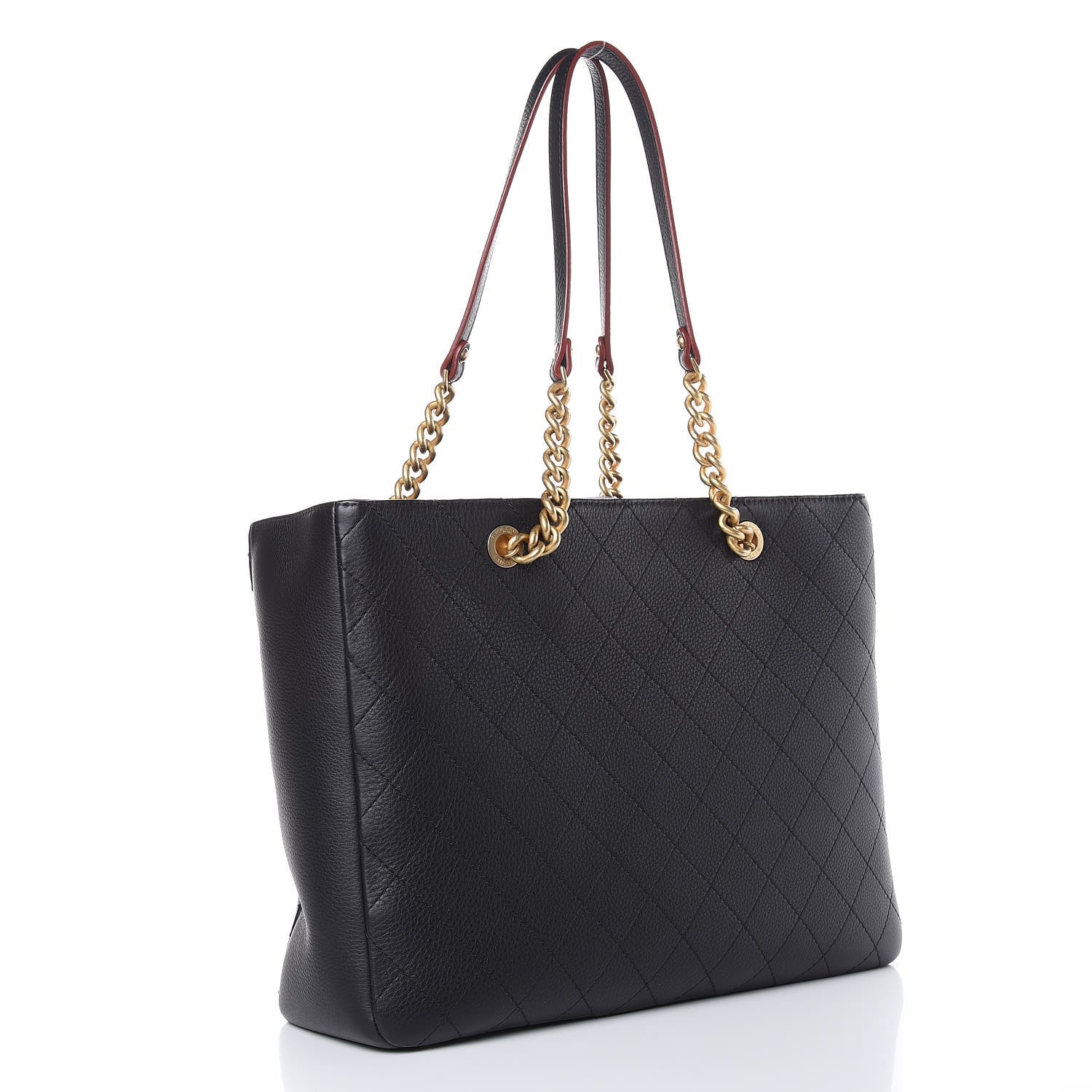 Chanel Calfskin Stitched Archi Chic Large Tote Black 3 of 12