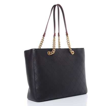 Chanel Calfskin Stitched Archi Chic Large Tote Black 3 of 12