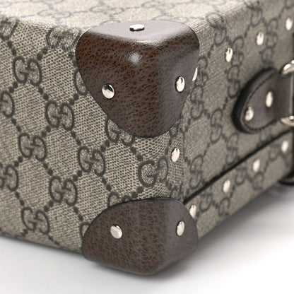Gucci GG Supreme Monogram Globe-Trotter Beauty Case Brown 9 of 9