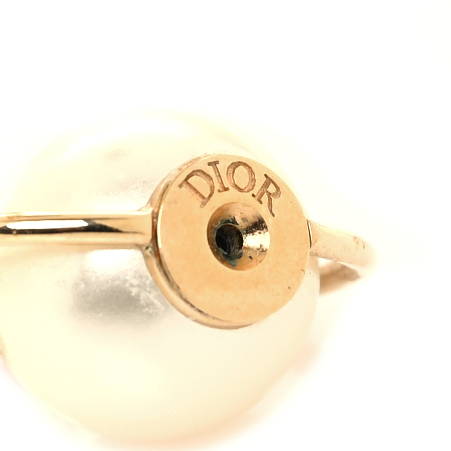 Pearl Tribales Dangle Chain Earrings Gold