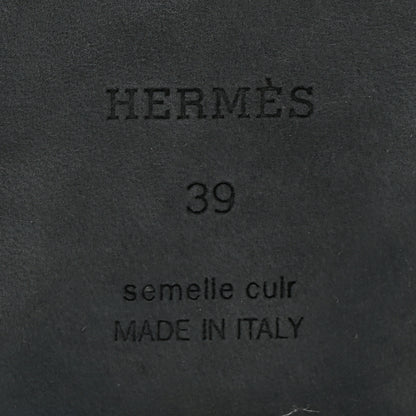 Hermes Calfskin Giulia Sandals 39 White 7 of 8