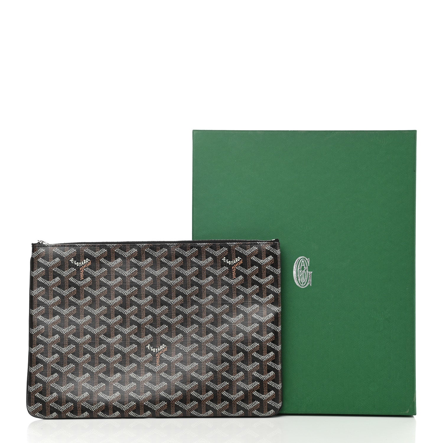 Goyard Goyardine Senat Pochette MM Black 7 of 7
