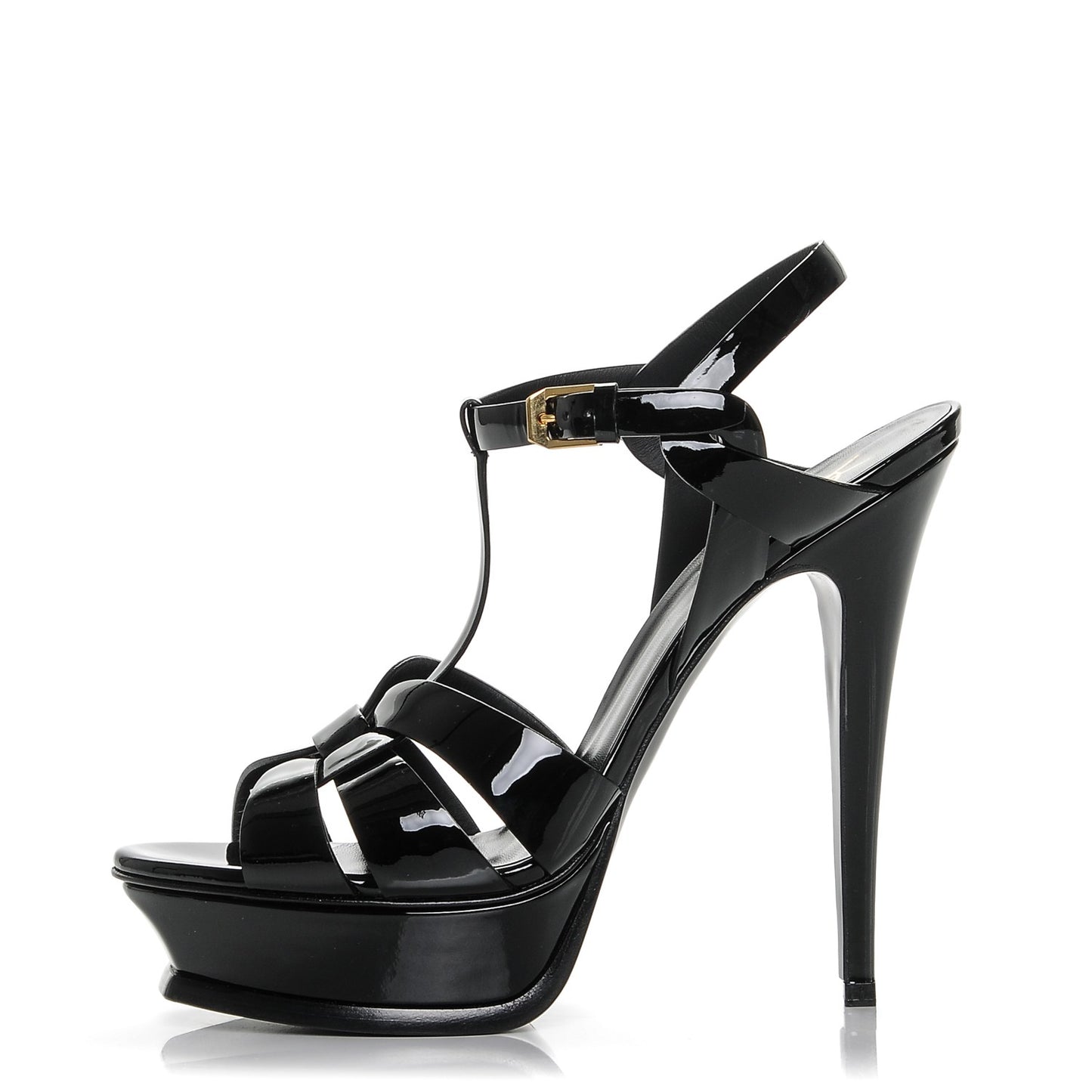 Patent Tribute 105 Platform Sandals 40 Black