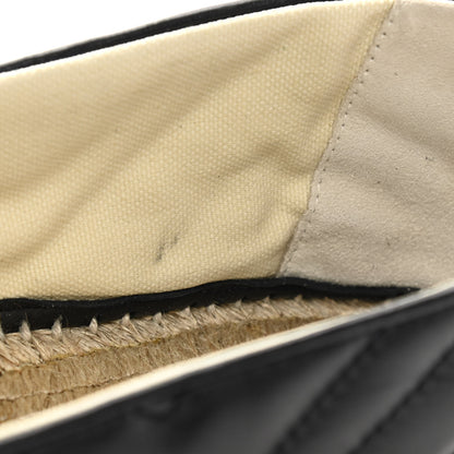Gucci Nappa Matelasse Mens GG Marmont Espadrilles 10 Black 12 of 13