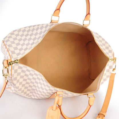 Louis Vuitton Damier Azur Keepall Bandouliere 55 6 of 7