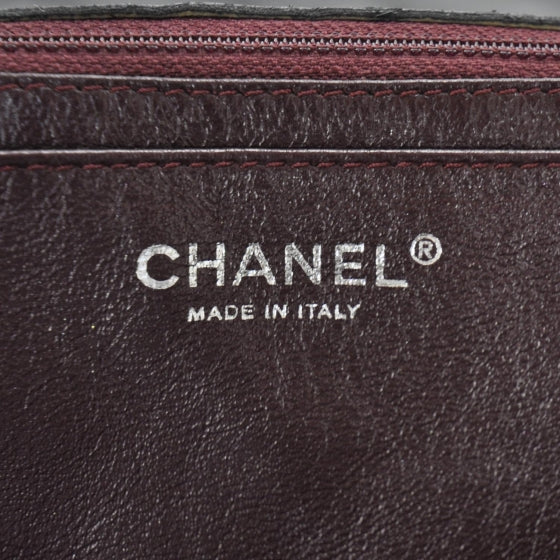 Lambskin Quilted Jumbo Flap Black SHW