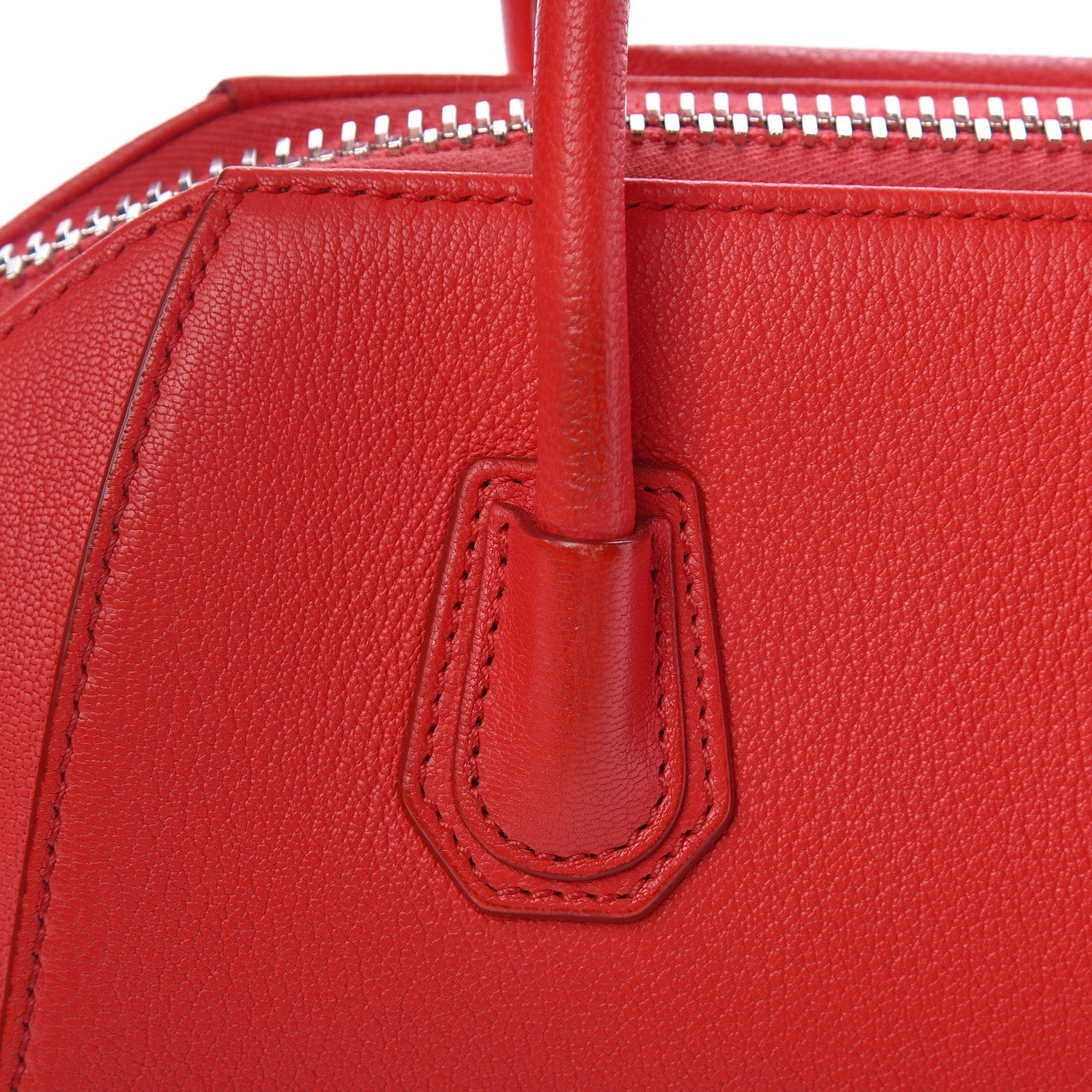 Givenchy Sugar Goatskin Mini Antigona Medium Red 11 of 11
