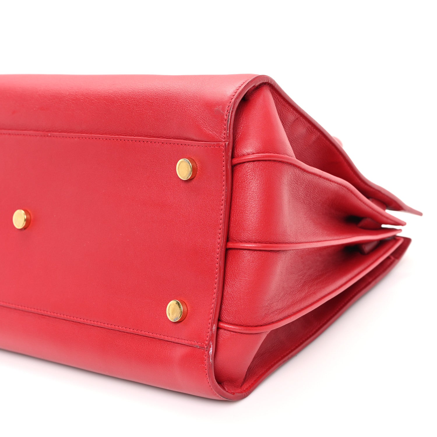 Saint Laurent Calfskin Small Sac De Jour Lipstick Red 10 of 13